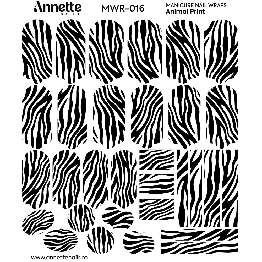 Nail Wraps Manichiura Animal Print 16 Annette Nails MWR-016