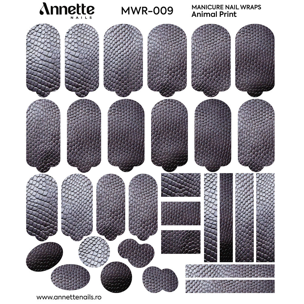 Nail Wraps Manichiura Animal Print 9 Annette Nails MWR-009