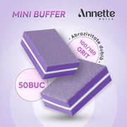 Set Mini Buffer 50 buc 100/180 grit Mov Annette Nails MBF-01M-S50