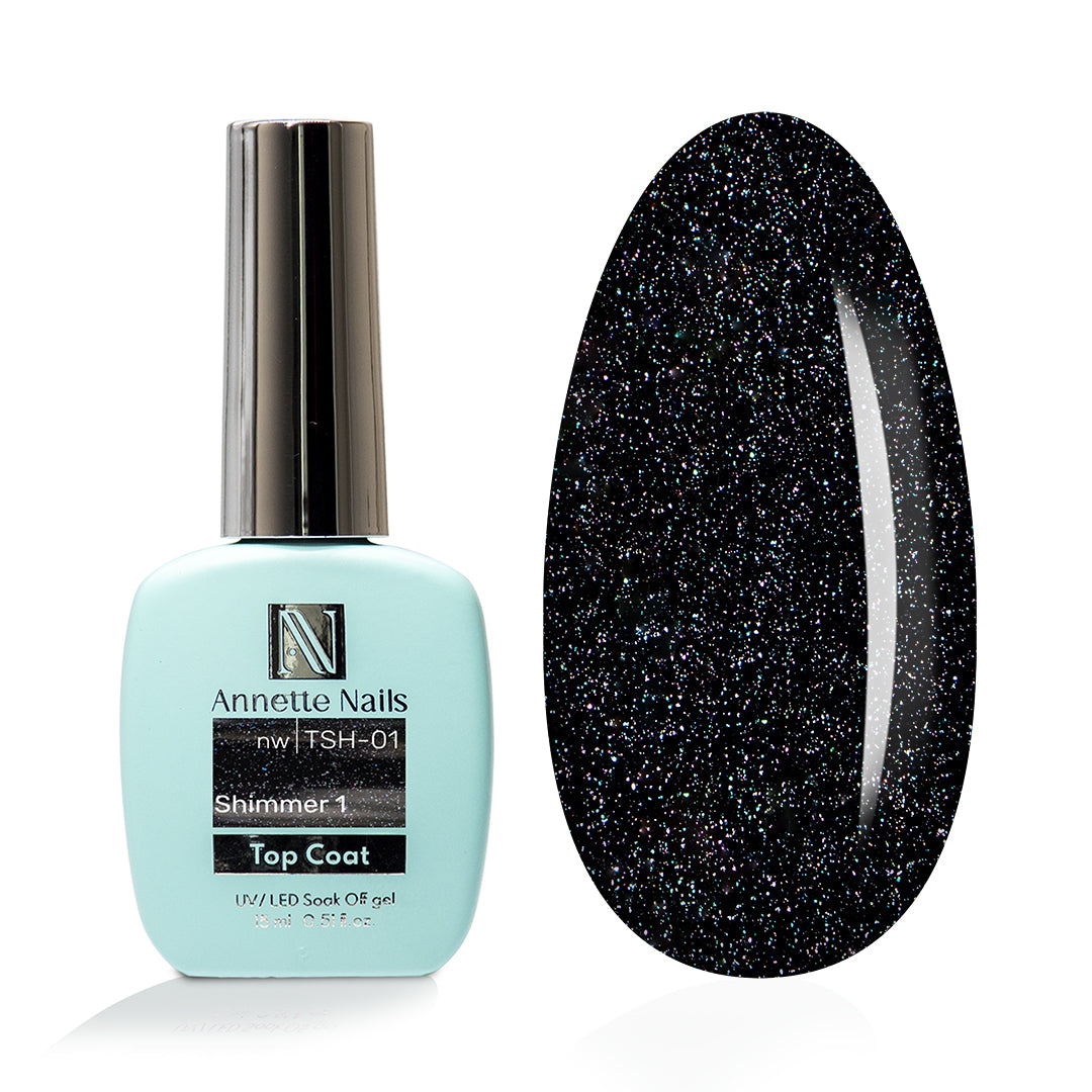 Top Coat AnnetteNails Shimmer 1 TSH-01 - 12ml
